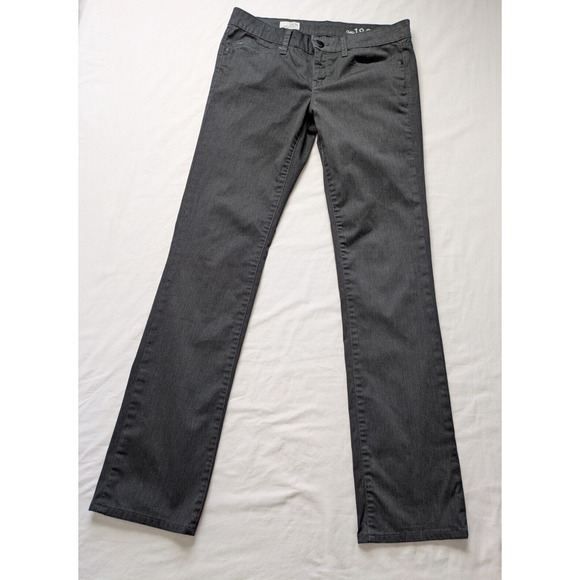 Gap 1969 Womens Pants 'Real Straight' Gray 30x31 Business‎ Casual - Picture 1 of 10